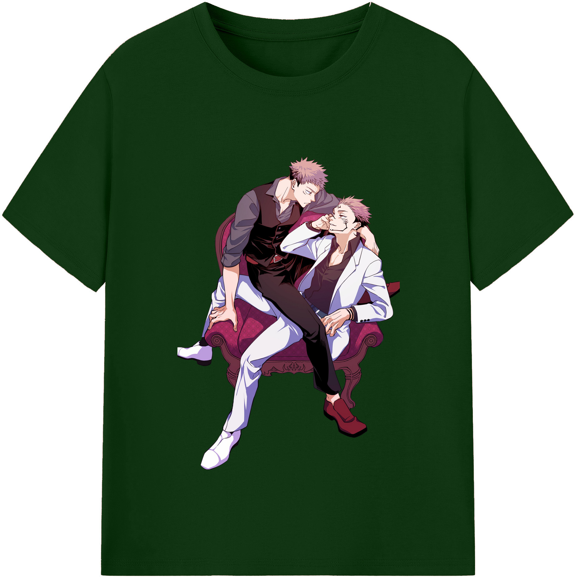 （画像用） 呪術廻戦 Jujutsu Kaisen 綿100％半袖Tシャツ（フロントプリント）